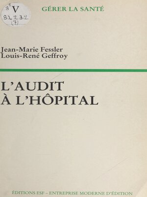 cover image of L'audit à l'hôpital